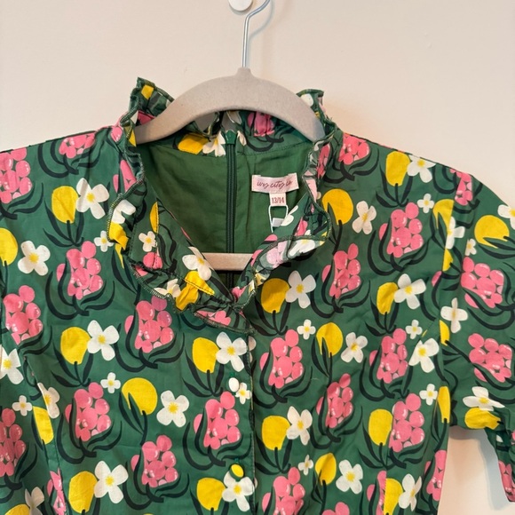 Ivy City Co Mini Sutton Dress In Citrus Girls Size 13-14 NWT - Picture 2 of 5